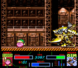 Kirby Super Star Meta Knight Lobster Boss