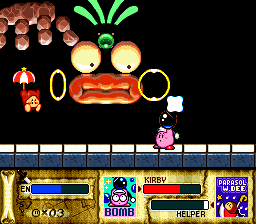 Kirby Super Star Wham Bam Rock Slam Attack