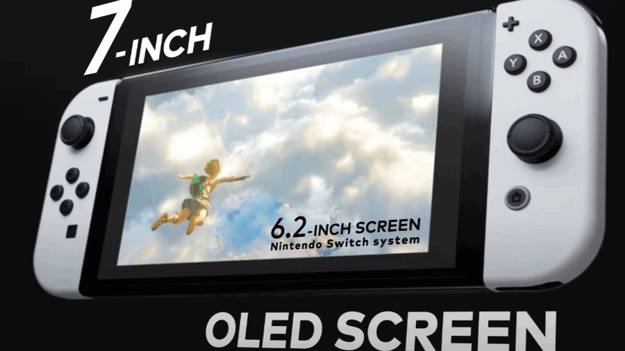 Nintendo Switch OLED Screen Size