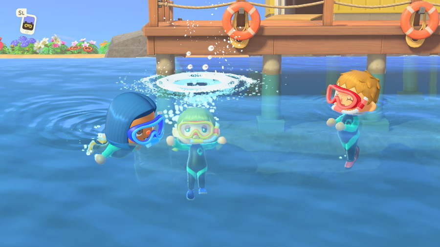 Animal Crossing Diving Update