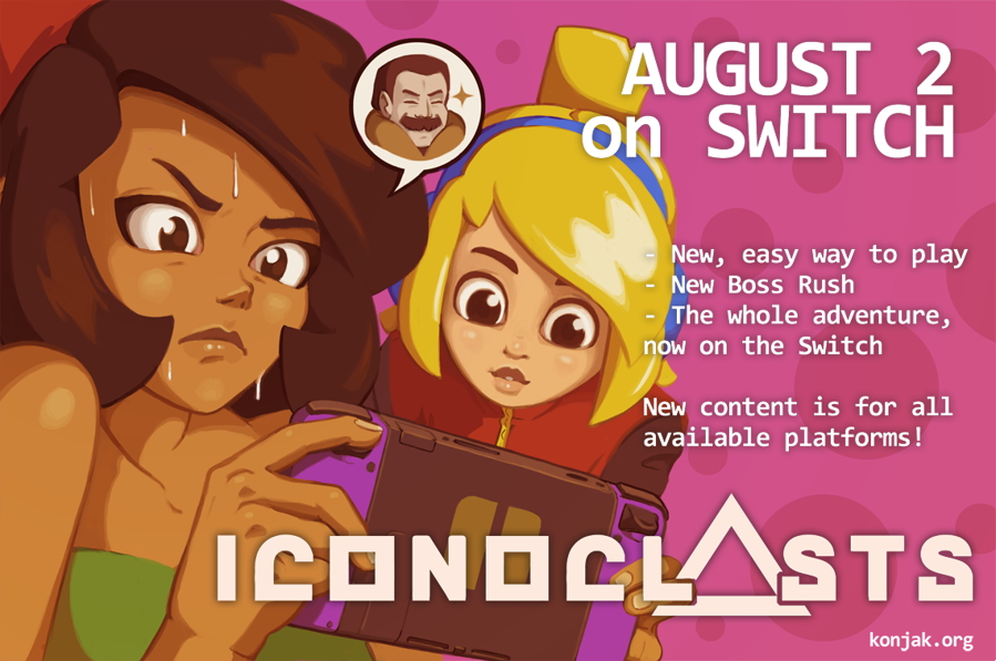 Indie Metroidvania Iconoclasts gets a Switch Release Date
