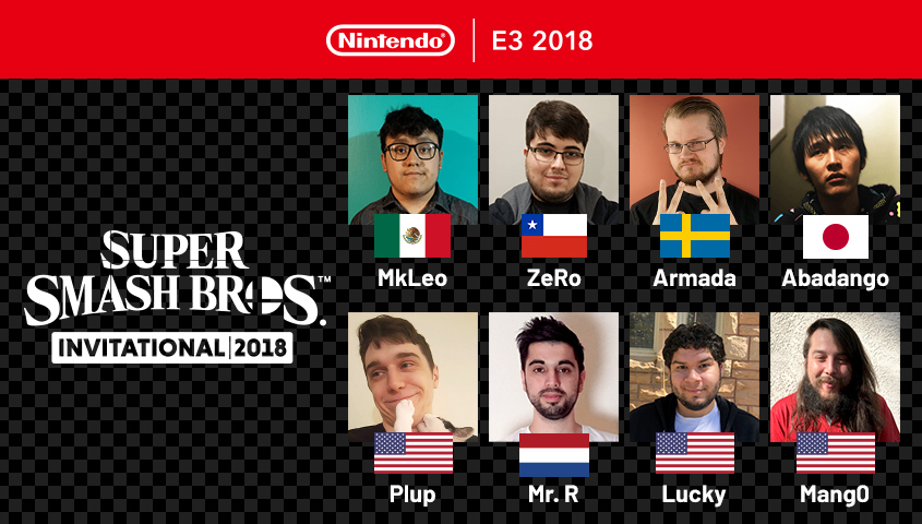 Smash for Switch e3 2018 invitational attendees