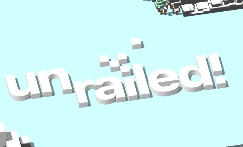 Unrailed Title Screen