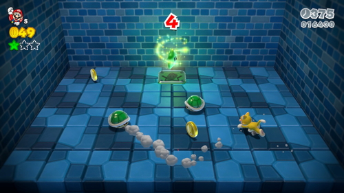 Super Mario 3D World 1-2 Green Stars