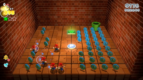 Super Mario 3D World 4-3 Green Stars