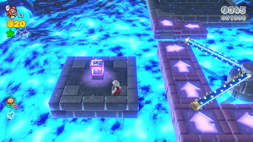 Super Mario 3D World Castle-4 Green Stars