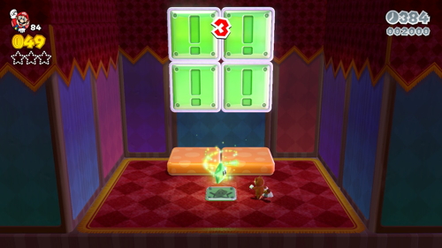 Super Mario 3D World Flower-1 Green Stars