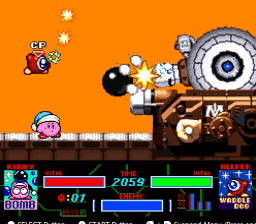 Kirby Super Star Combo Cannon Fight