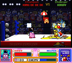 Kirby Super Star King Dedede Boss Fight