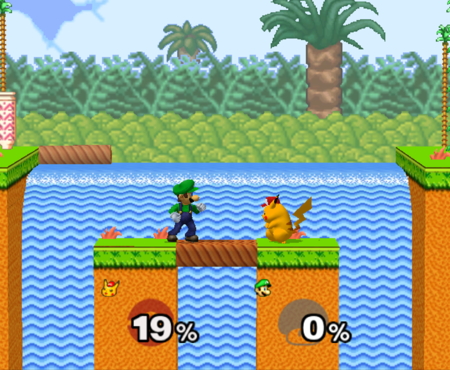 Luigi Smash Bros Melee