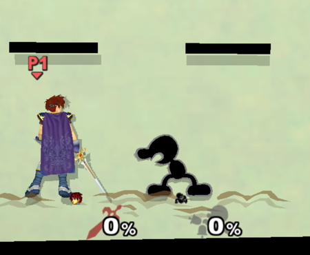 Mr. Game and Watch Smash Bros Melee