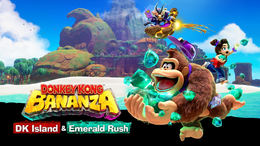Donkey Kong Bananza DK Island Emerald Rush