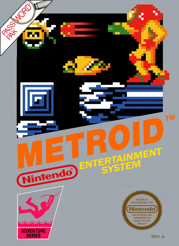 Metroid NES Box Art