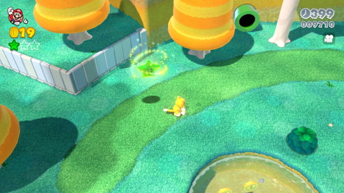 Super Mario 3D World 1-1 Green Stars