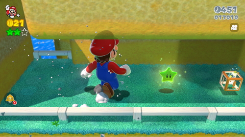 Super Mario 3D World 1-1 Green Stars