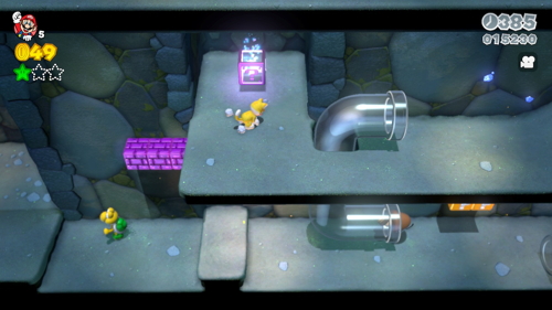 Super Mario 3D World 1-2 Green Stars