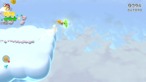 Super Mario 3D World 1-3 Green Stars