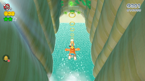 Super Mario 3D World 1-4 Green Stars