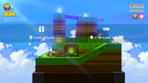 Super Mario 3D World 1-Toad Green Stars