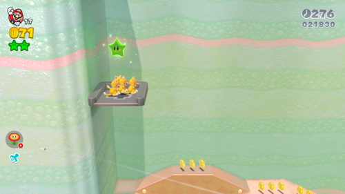 Super Mario 3D World 2-5 Green Stars