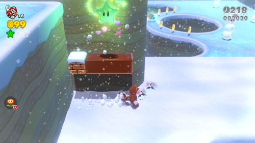 Super Mario 3D World 3-1 Green Stars