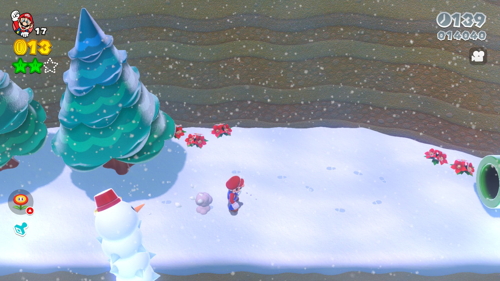 Super Mario 3D World 3-1 Green Stars