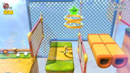 Super Mario 3D World 3-2 Green Stars