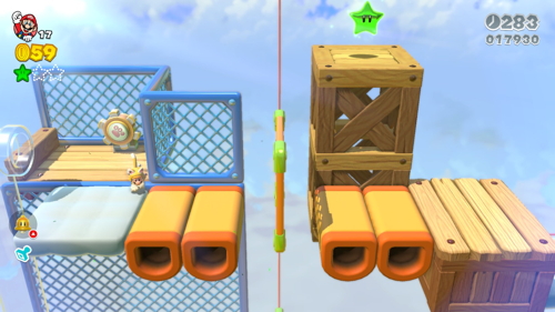 Super Mario 3D World 3-2 Green Stars