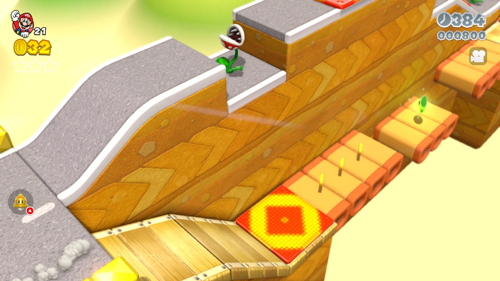 Super Mario 3D World 3-6 Green Stars