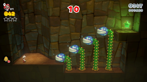 Super Mario 3D World 4-2 Green Stars