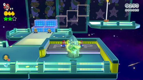 Super Mario 3D World 4-3 Green Stars