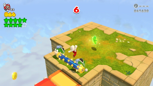 Super Mario 3D World 4-Mystery House Green Stars