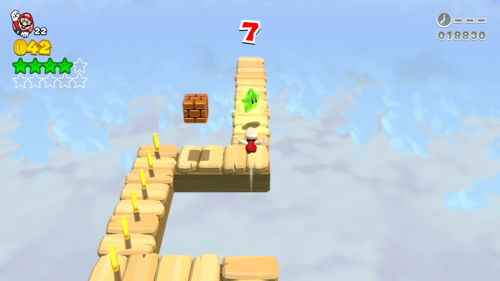 Super Mario 3D World 4-Mystery House Green Stars