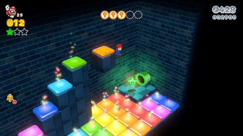 Super Mario 3D World 5-1 Green Stars