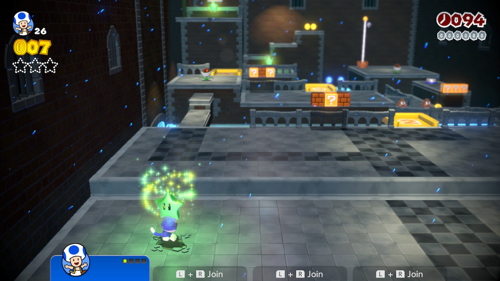 Super Mario 3D World 5-3 Green Stars