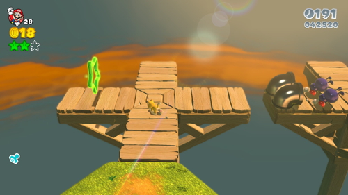 Super Mario 3D World 5-4 Green Stars