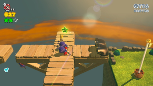 Super Mario 3D World 5-4 Green Stars