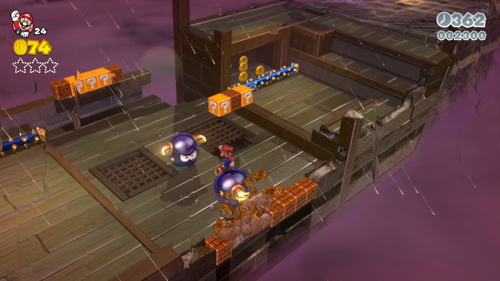 Super Mario 3D World 6-2 Green Stars