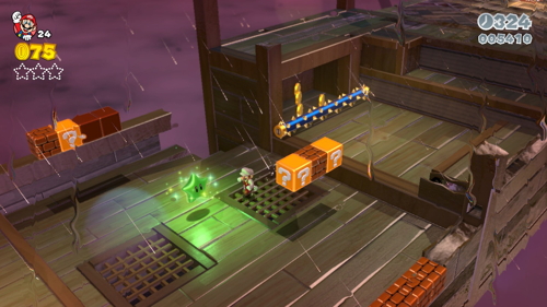 Super Mario 3D World 6-2 Green Stars