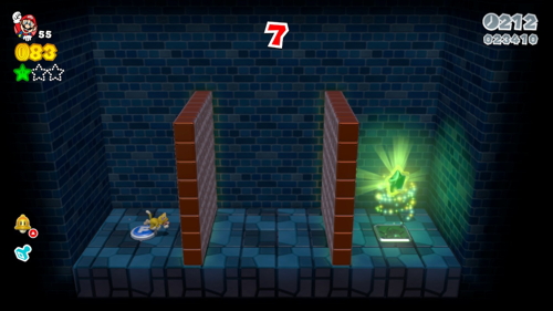 Super Mario 3D World Bowser-1 Green Stars