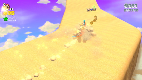 Super Mario 3D World Bowser-2 Green Stars