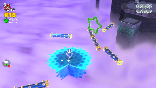 Super Mario 3D World Bowser-4 Green Stars