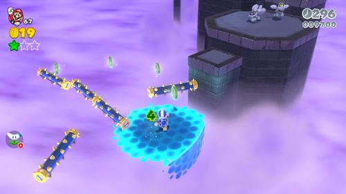 Super Mario 3D World Bowser-4 Green Stars