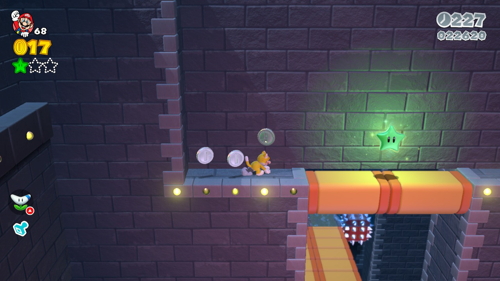 Super Mario 3D World Bowser-5 Green Stars