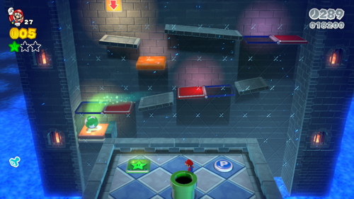 Super Mario 3D World Castle-1 Green Stars