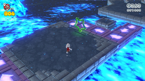 Super Mario 3D World Castle-4 Green Stars