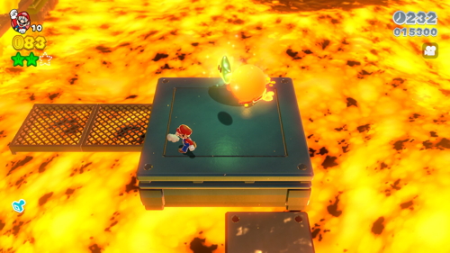 Super Mario 3D World Castle-7 Green Stars