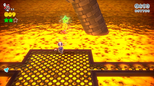 Super Mario 3D World Castle-Castle Green Stars