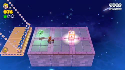 Super Mario 3D World Crown-Crown Green Stars