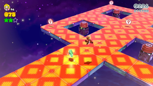 Super Mario 3D World Crown-Crown Green Stars